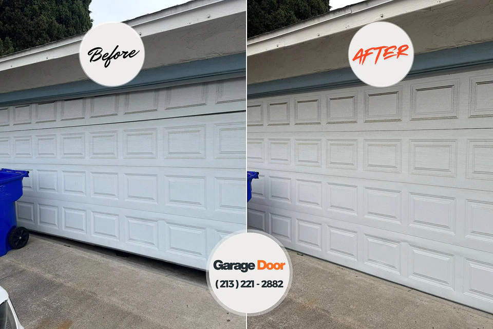 Before and after: garage door company Grantwood Village, MO